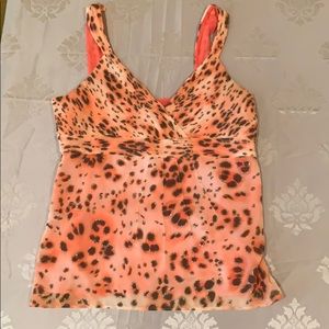 Salmon cheetah Nordstrom tank